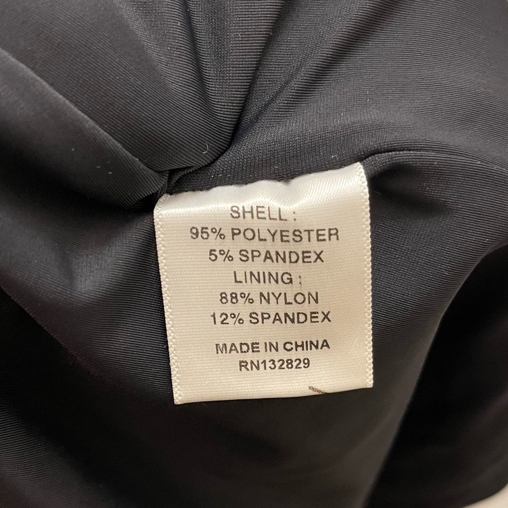 NBD Revolve Ciaran Faux Wrap Drape Front Elastic Waist Mini Skirt black small - Picture 9 of 9